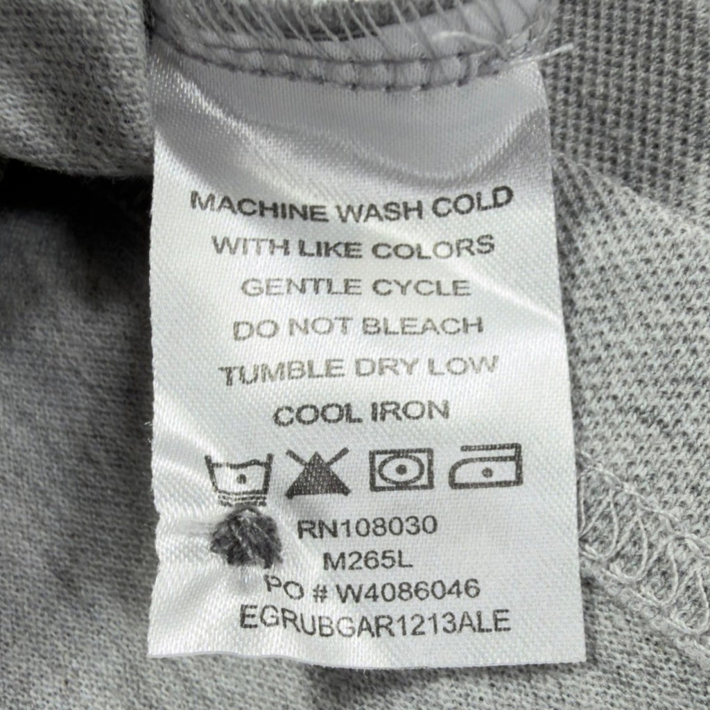 Harriton Long Sleeve Polo Mens XL Gray Cotton Blend M265L New No Tags - take2supply