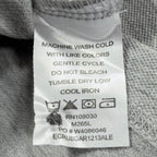Harriton Long Sleeve Polo Mens XL Gray Cotton Blend M265L New No Tags - take2supply