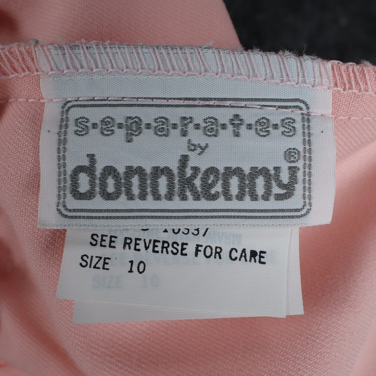 Donnkenny Vintage 80s Pink Pull On Pants Womens 10 Made in USA Deadstock NWT - take2supply