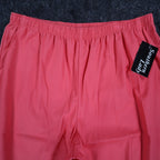 Southern Lady Capri Pants Womens Large Fruit Punch Coral Pull On NWT Deadstock - take2supply