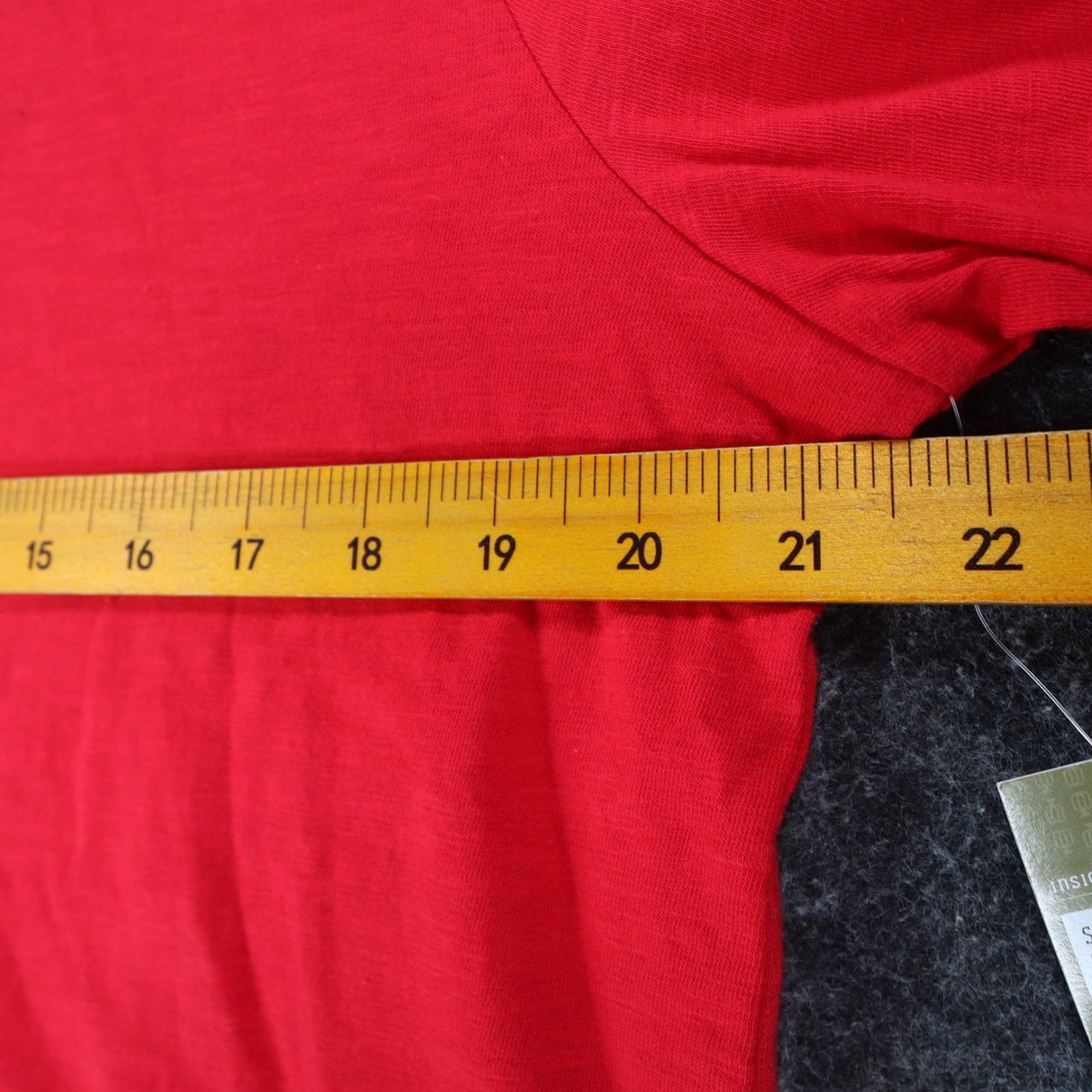 Erin London Womens L Red Cotton Hooded Pullover 3/4 Sleeve Top NWT - take2supply