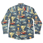 North River Americana Truck Shirt Mens Medium Black Cotton NWT Vintage Style - take2supply