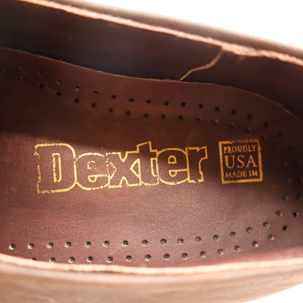 Dexter Classic Buck Mens 10.5 M Vintage Brown Leather Oxford Shoes Made in USA - take2supply