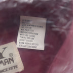 Ely Cattleman Western Shirt Mens 15.5 Vintage Burgundy Pearl Snap Half Sleeve - take2supply