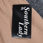 Southern Lady Pants Womens 12 Light Camel Pull On Straight Leg NWT NOS - take2supply