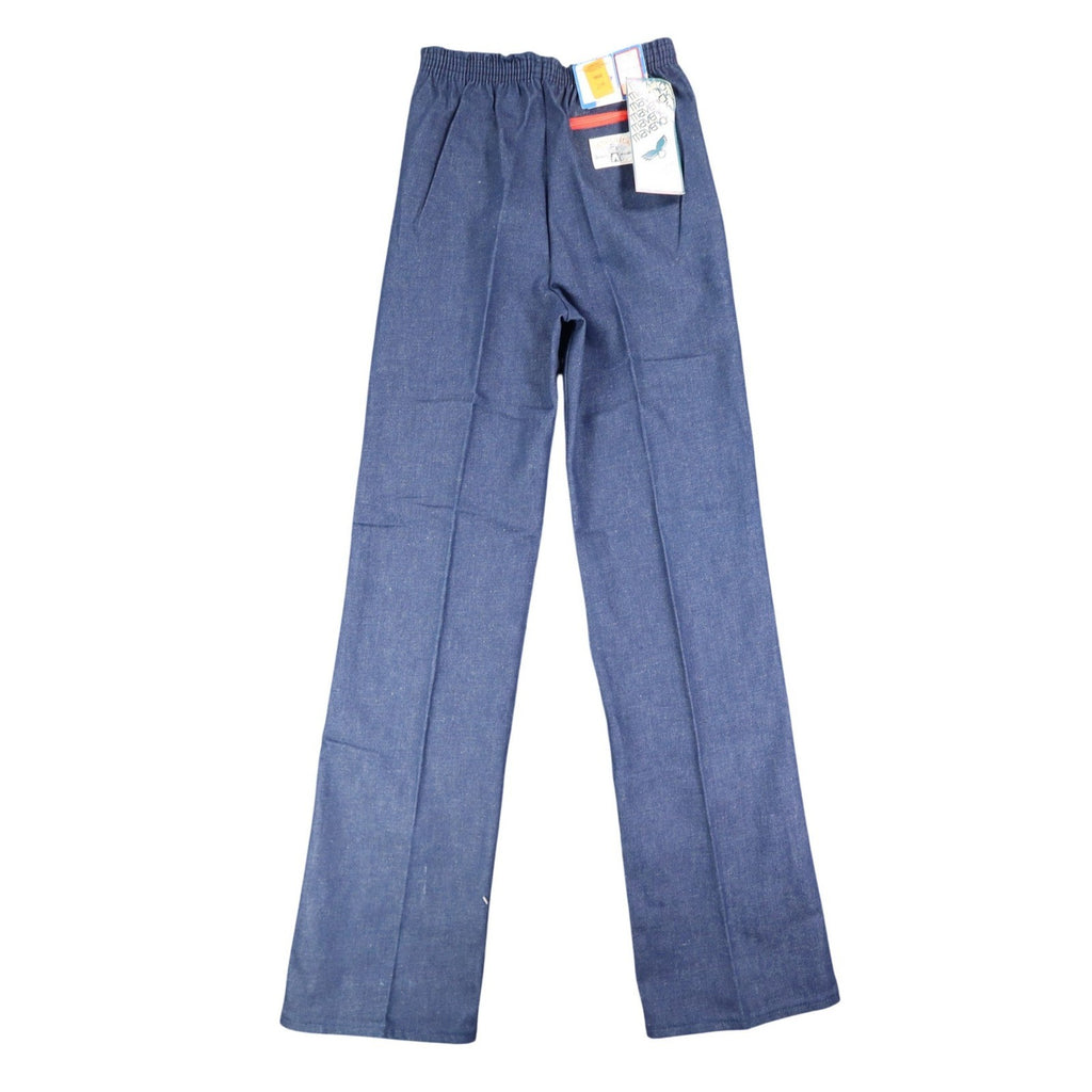 Young Maverick Vintage Girls 12 Blue Red Stripe Flare Jeans NWT - take2supply