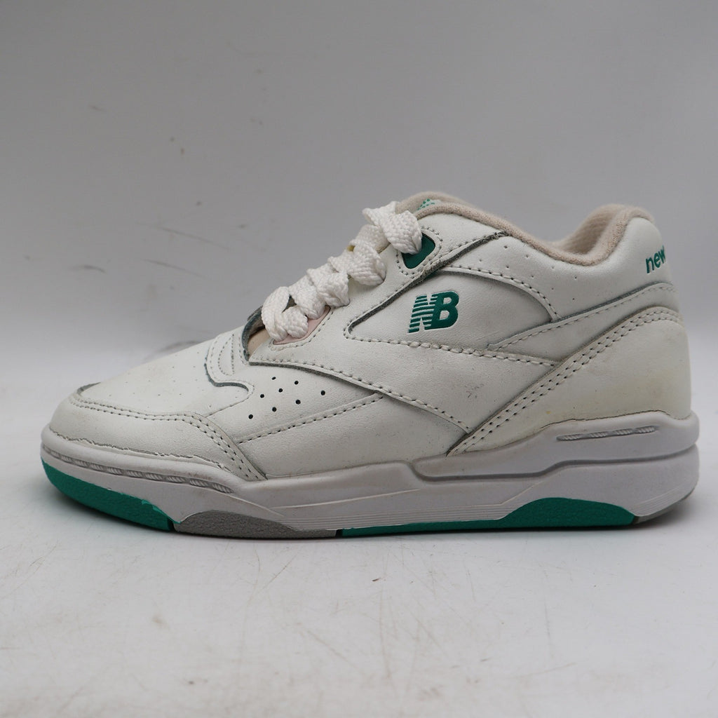 New Balance KC500GR Shoes Kids 11.5 M Vintage 90s White Green Leather Deadstock - take2supply