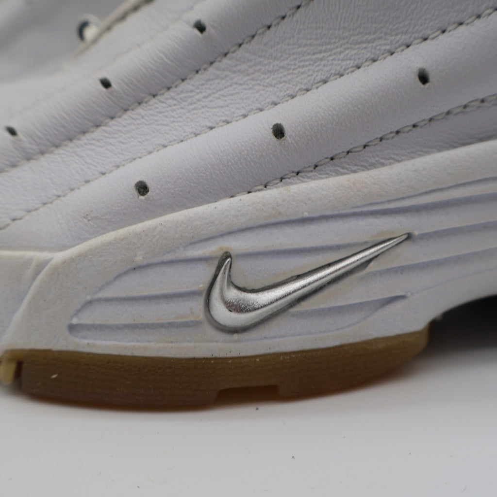 Nike Air Trainer Deluxe Womens 5.5 Vintage 2002 White Silver Leather 302853-101 - take2supply