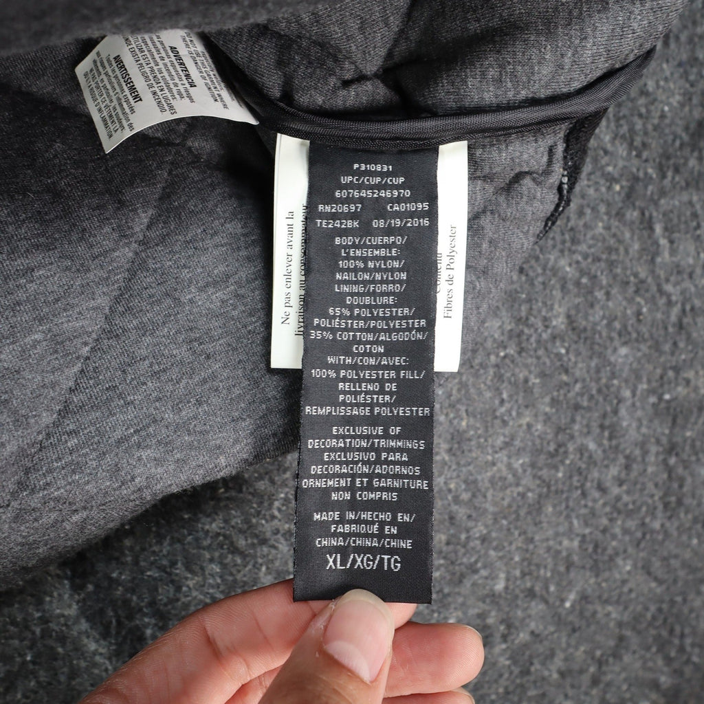 Dickies Insulated Nylon Vest Mens XL Black Diamond Quilt Water Repellent TE242BK - take2supply