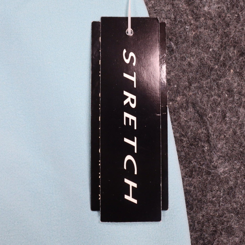 AGB Byer California Dress Pants Womens 6 Y2K Light Blue Wide Leg Stretch New - take2supply