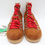 Walker Hiking Boots Kids 4 Vintage 70s Brown Suede Red Laces Pliotuf USA New - take2supply