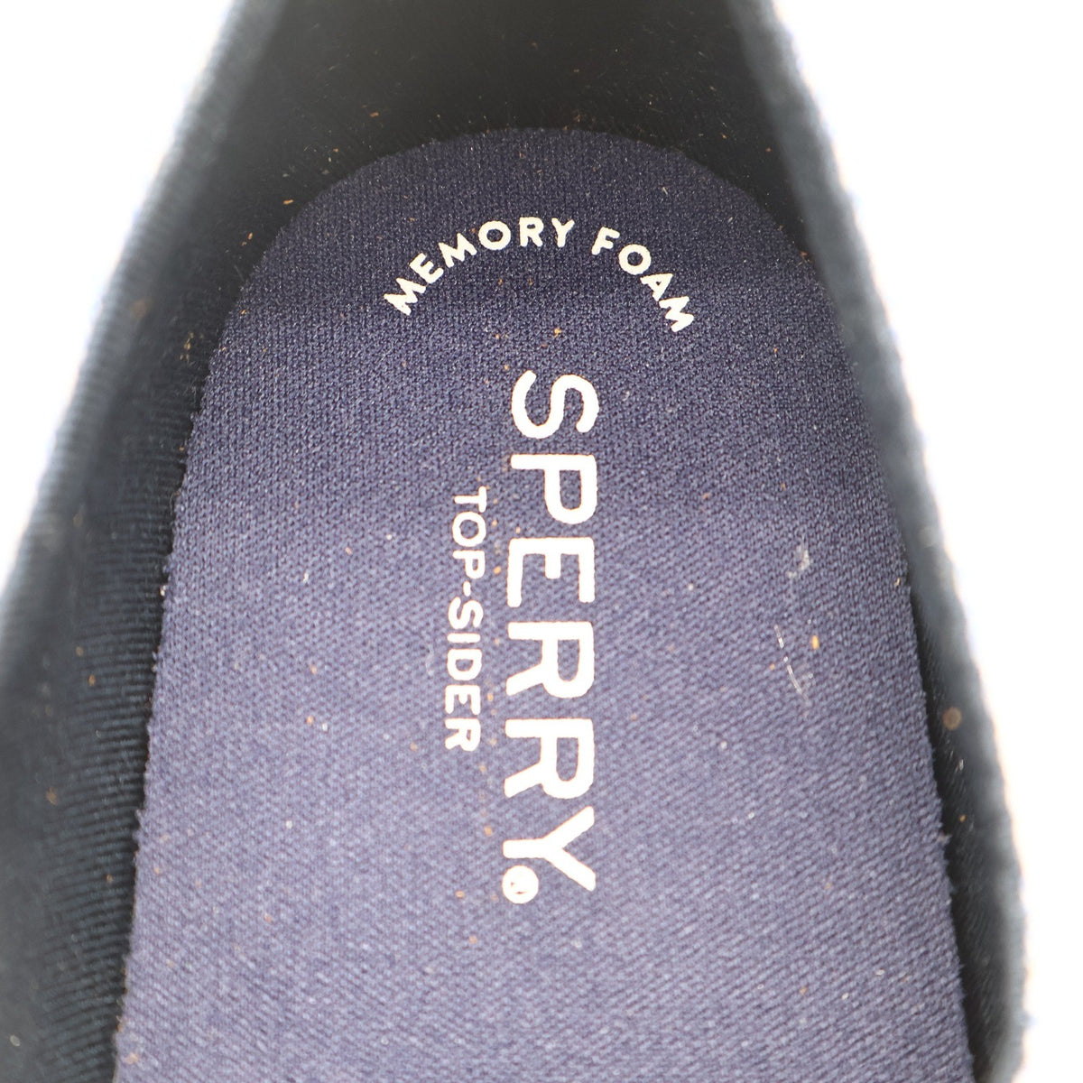 Sperry Crest Vibe Sneaker Womens 7.5 Blue Gingham Canvas Leather Lace STS85817 - take2supply