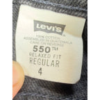 Levi's Vintage 90s 550 Jeans Toddler 4T Black Orange Tab USA NOS NWT - take2supply