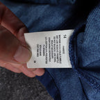 Links Denim Vest Womens XL Blue Stretch Button Front Sleeveless Jean Jacket NEW - take2supply