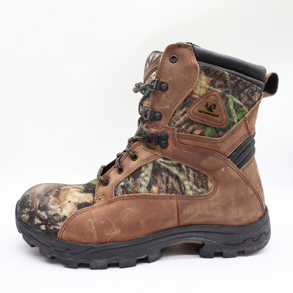 Rocky ProLight 1572 Hunting Boots Mens 10.5 M Brown Camo Waterproof NWT 400G - take2supply