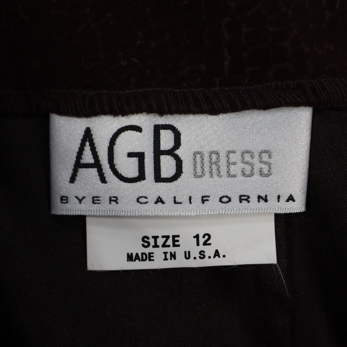 AGB Byer California Skirt Suit Set 12 Brown Crocodile Embossed Zip Jacket Skirt - take2supply
