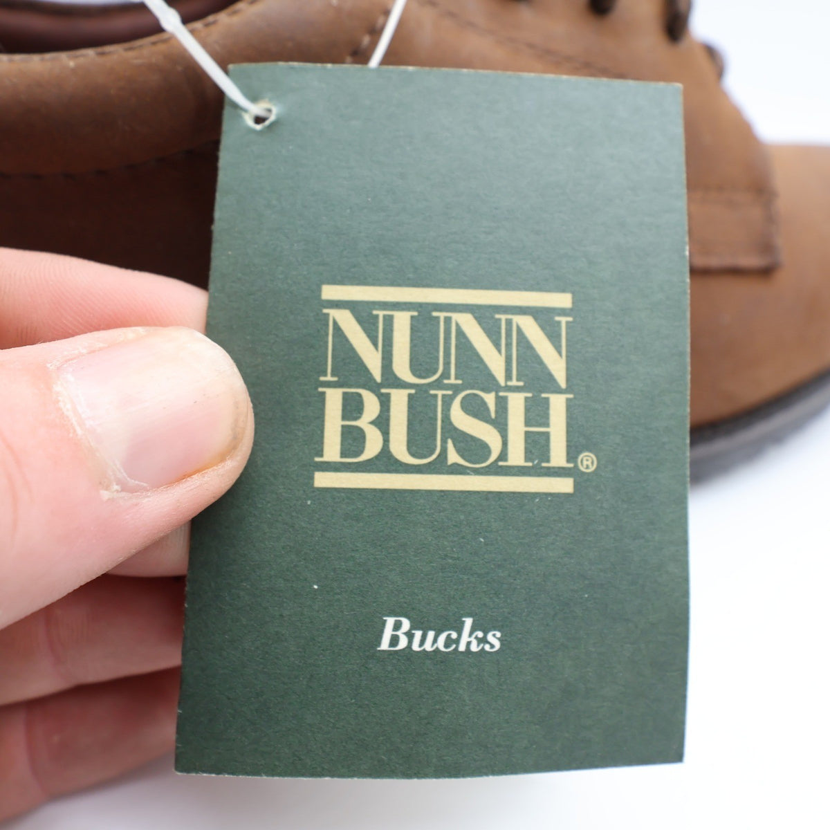 Nunn Bush Portland Bucks Mens 10.5 W Vintage Brown Oiled Leather Oxford Shoes - take2supply