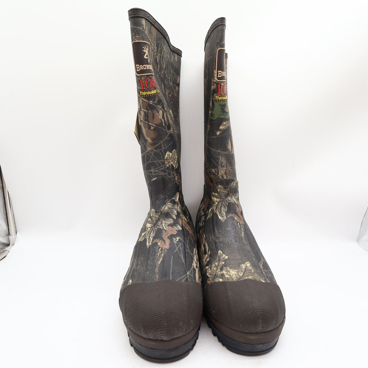 Browning 70100 Waterproof Rubber Boots Mens 8 Camo Hunting NWT - take2supply