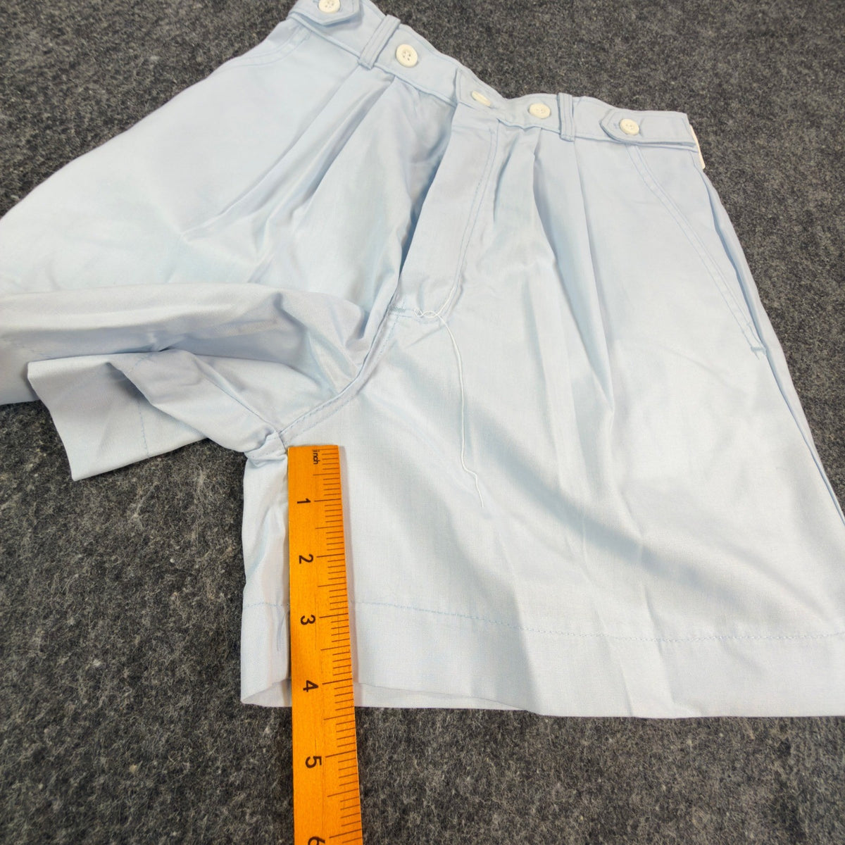 Vintage Sea Palms Shorts Womens 5-6 Light Blue High Waisted USA Deadstock NWT - take2supply