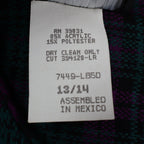 My Michelle Plaid Dress Womens 13/14 Vintage 90s Purple Green Long Sleeve Mini - take2supply