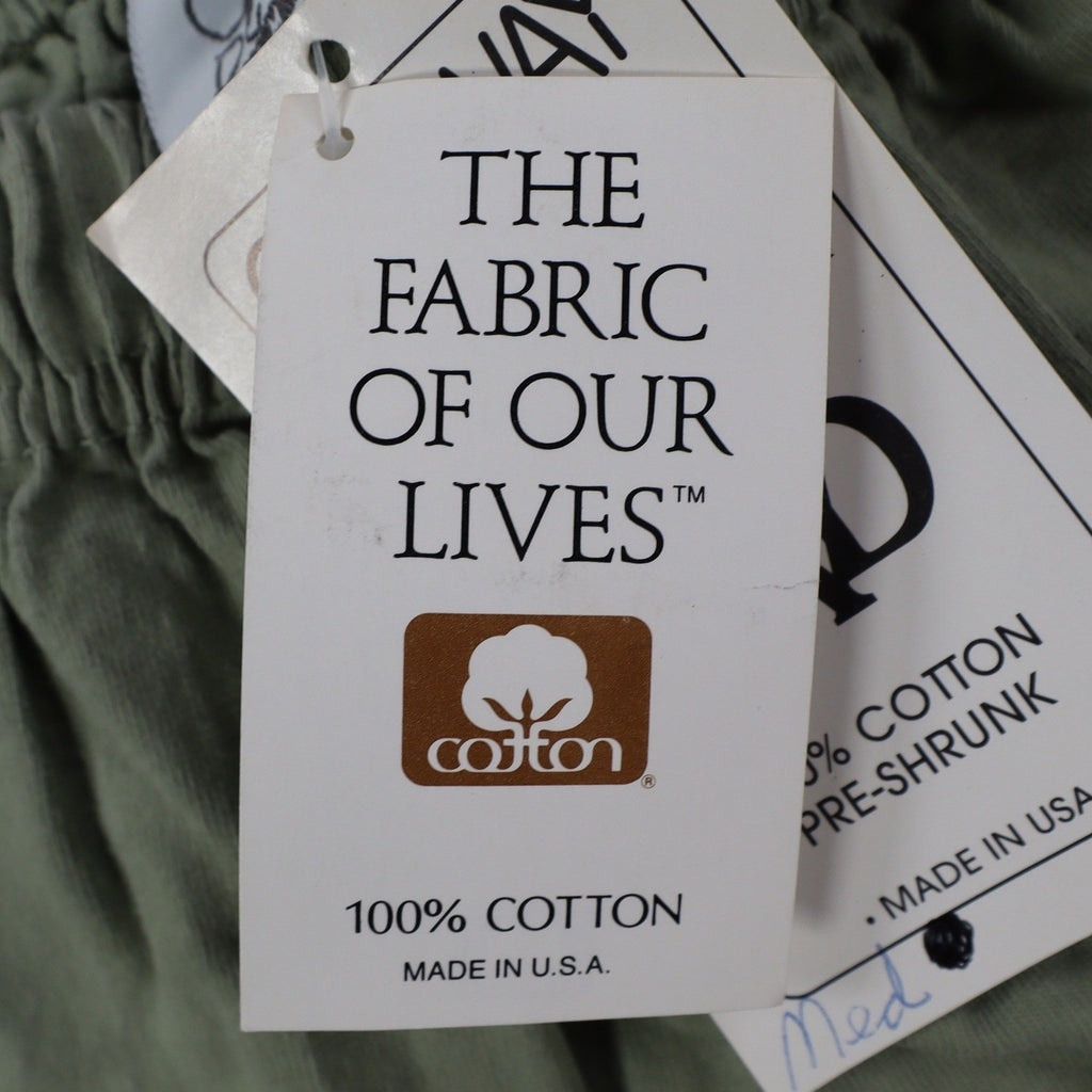 One Way Design Limited Shorts Womens Medium Vintage 90s Sage Green Cotton USA - take2supply