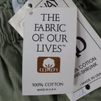 One Way Design Limited Shorts Womens Medium Vintage 90s Sage Green Cotton USA - take2supply