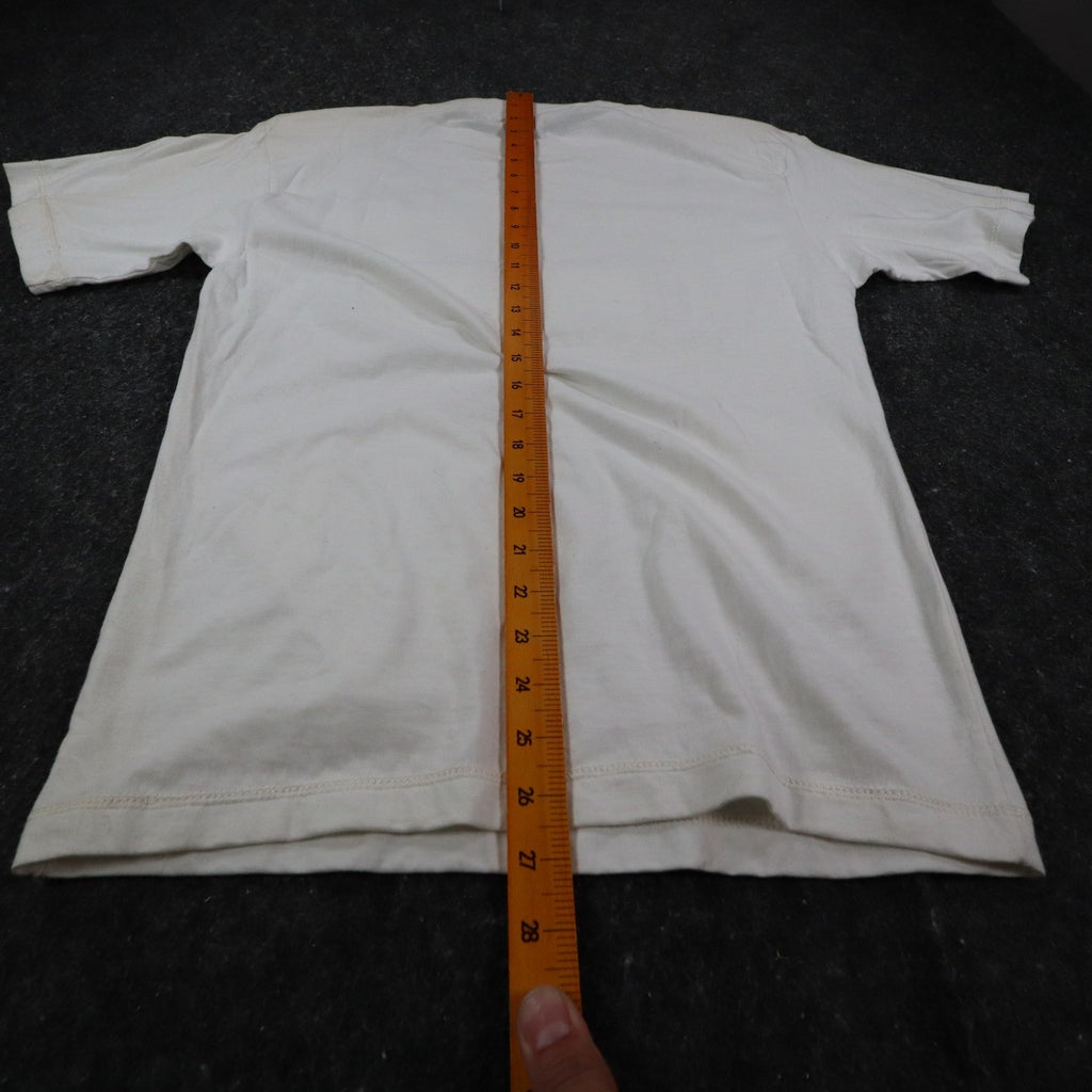 A'Milano Vintage 90s Jazz Graphic Tee Small White Single Stitch Deadstock NWT - take2supply
