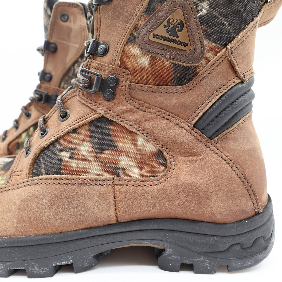 Rocky ProLight 1572 Hunting Boots Mens 9 M Brown Camo Leather Waterproof NWT - take2supply