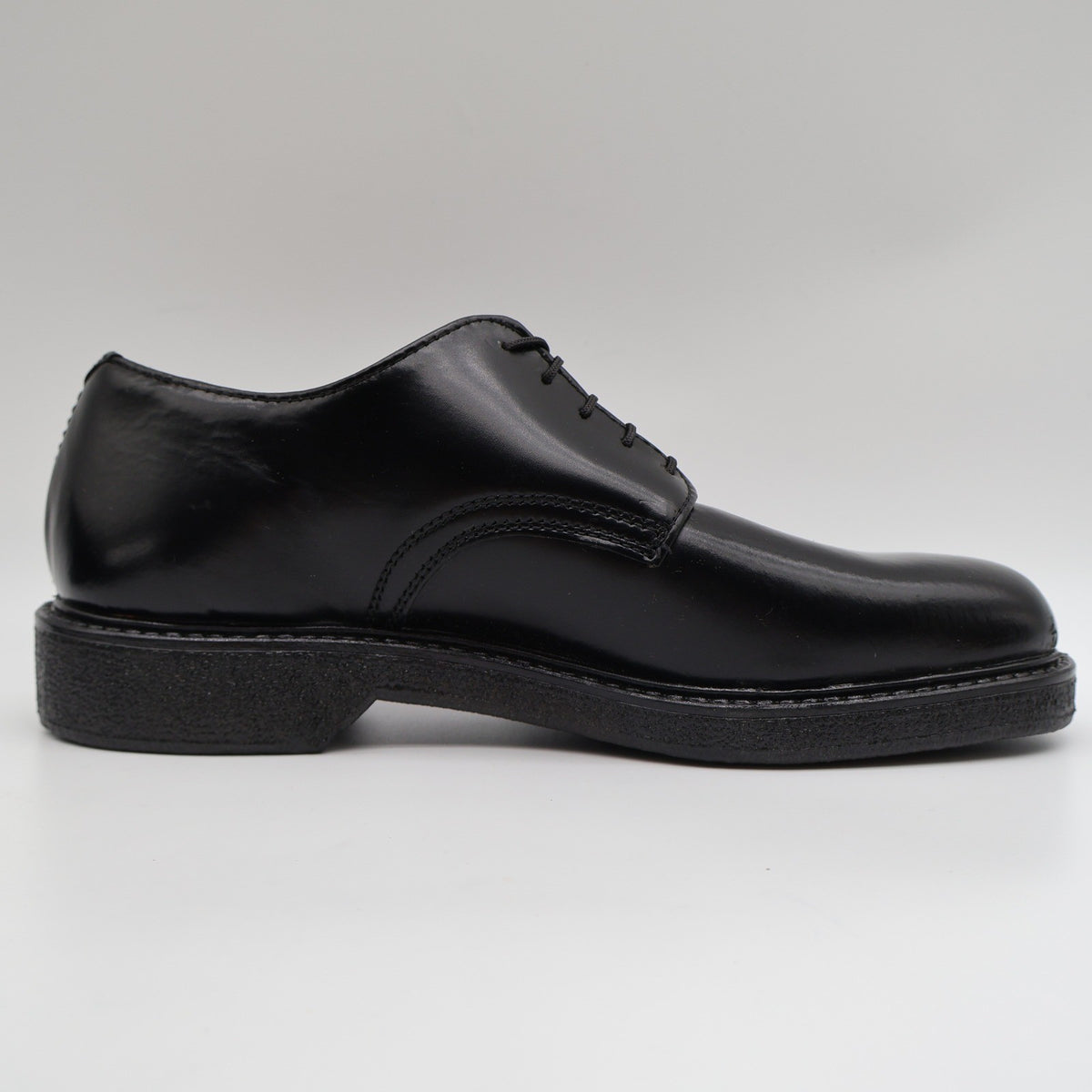 Cedar Crest Oxford Shoes Mens 7 D Vintage Black Leather Cushion Arch Deadstock - take2supply