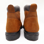 Worx 5606 Steel Toe Work Boots Mens 8.5 Brown Leather Waterproof NWT - take2supply