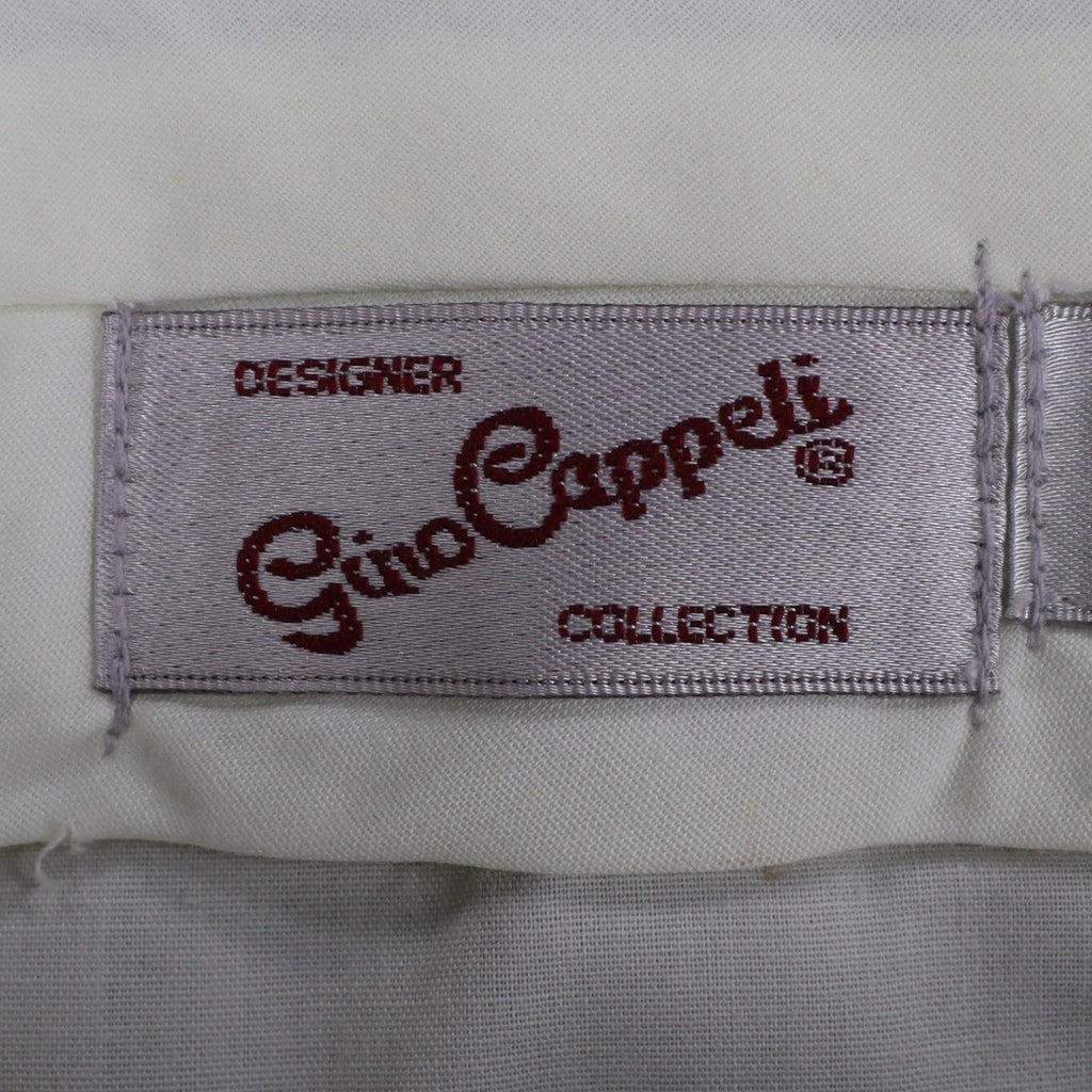 Gino Cappeli Dress Pants Mens 33 Vintage 90s Tan Polyester Pleated Trousers NEW - take2supply
