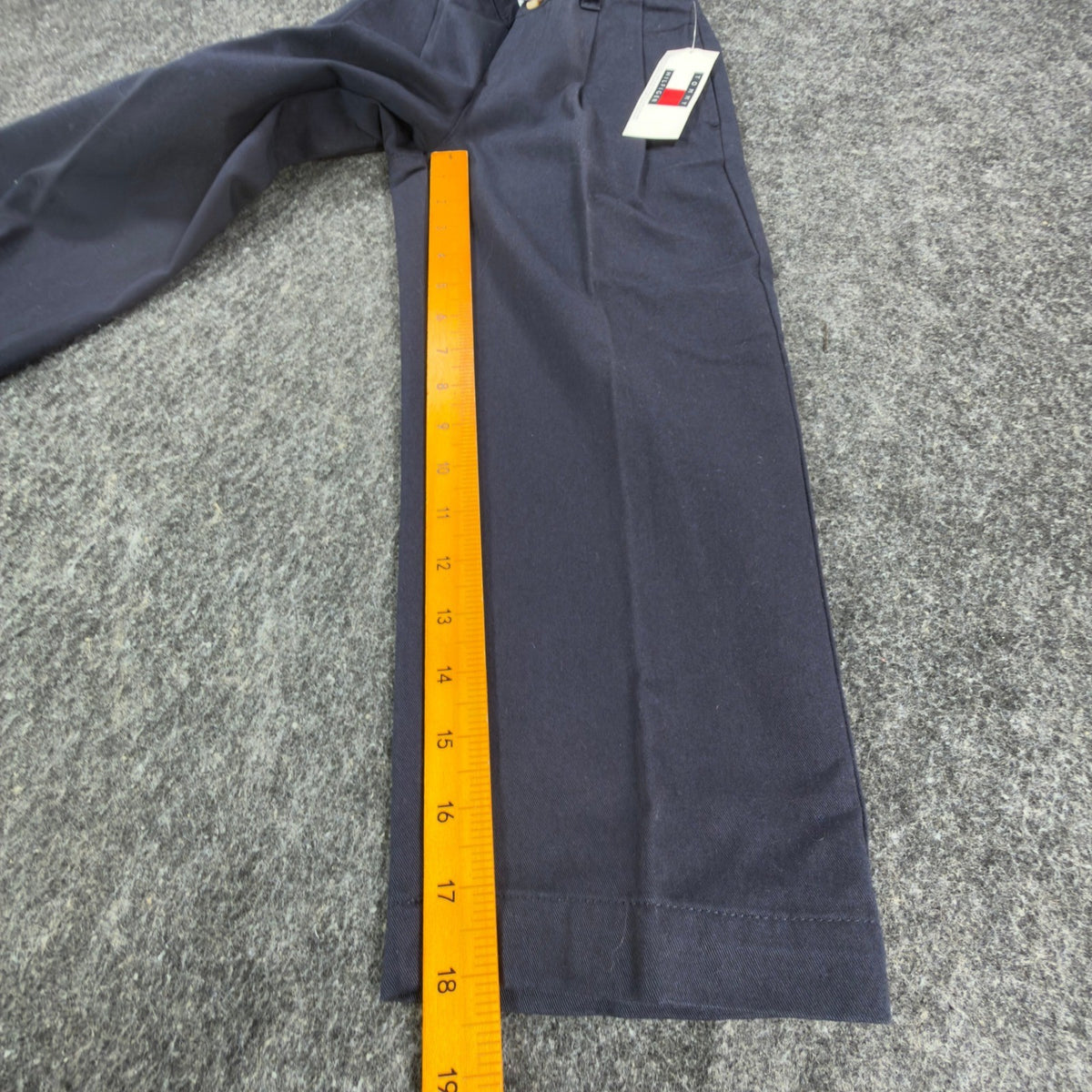 Tommy Hilfiger Y2K Chino Pants Boys 5 Navy Blue Cotton NWT Deadstock - take2supply