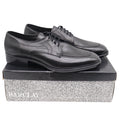 Barclay Oxford Dress Shoes Mens 12 D Vintage Black Leather U-Toe Deadstock 48011 - take2supply