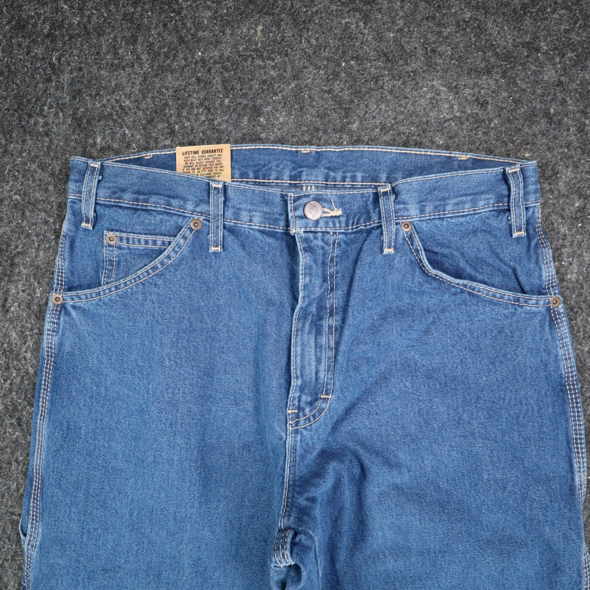 Dickies Carpenter Jeans Mens 33x30 Relaxed Fit Blue Denim Workwear 19294SNB NWT - take2supply