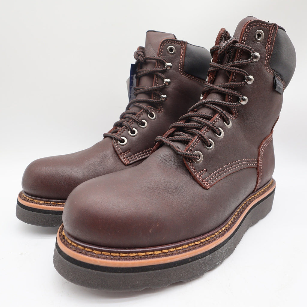 Golden Retriever 3901 Work Boots Mens 9 Dark Brown Leather Waterproof NWT - take2supply