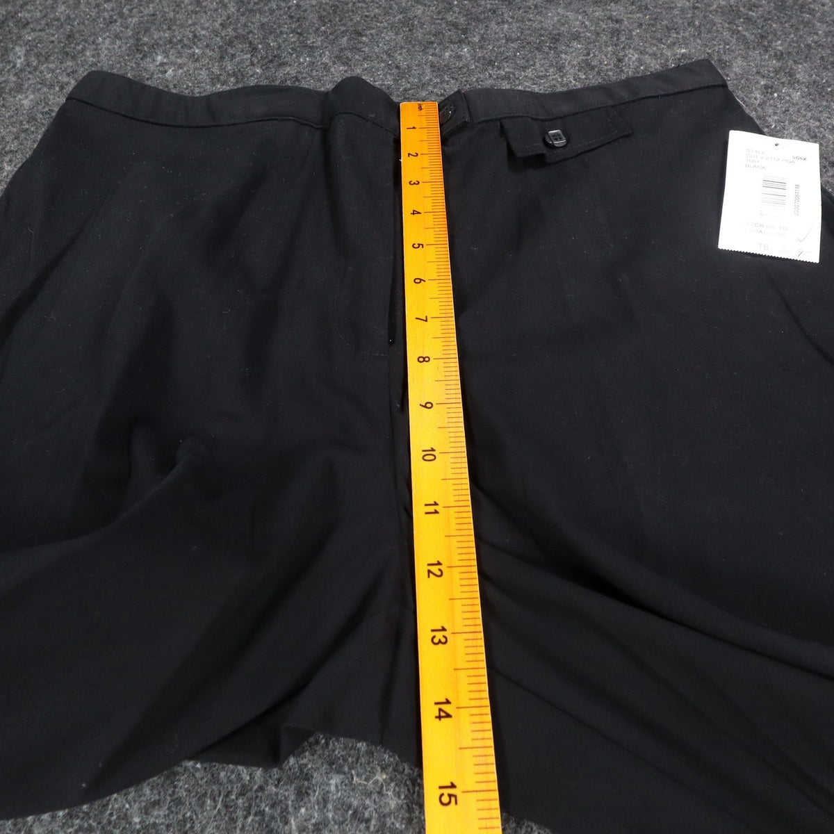 Company Collection Pants Womens 16 Y2K Black Cotton Stretch Straight Leg NWT - take2supply
