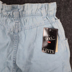 Levi's 917 Shorts Womens 12 Vintage 90s Light Wash Denim Made in USA Deadstock - take2supply