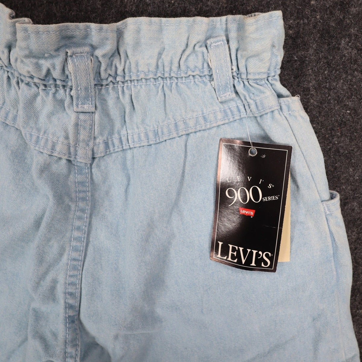 Levi's 917 Shorts Womens 12 Vintage 90s Light Wash Denim Made in USA Deadstock - take2supply