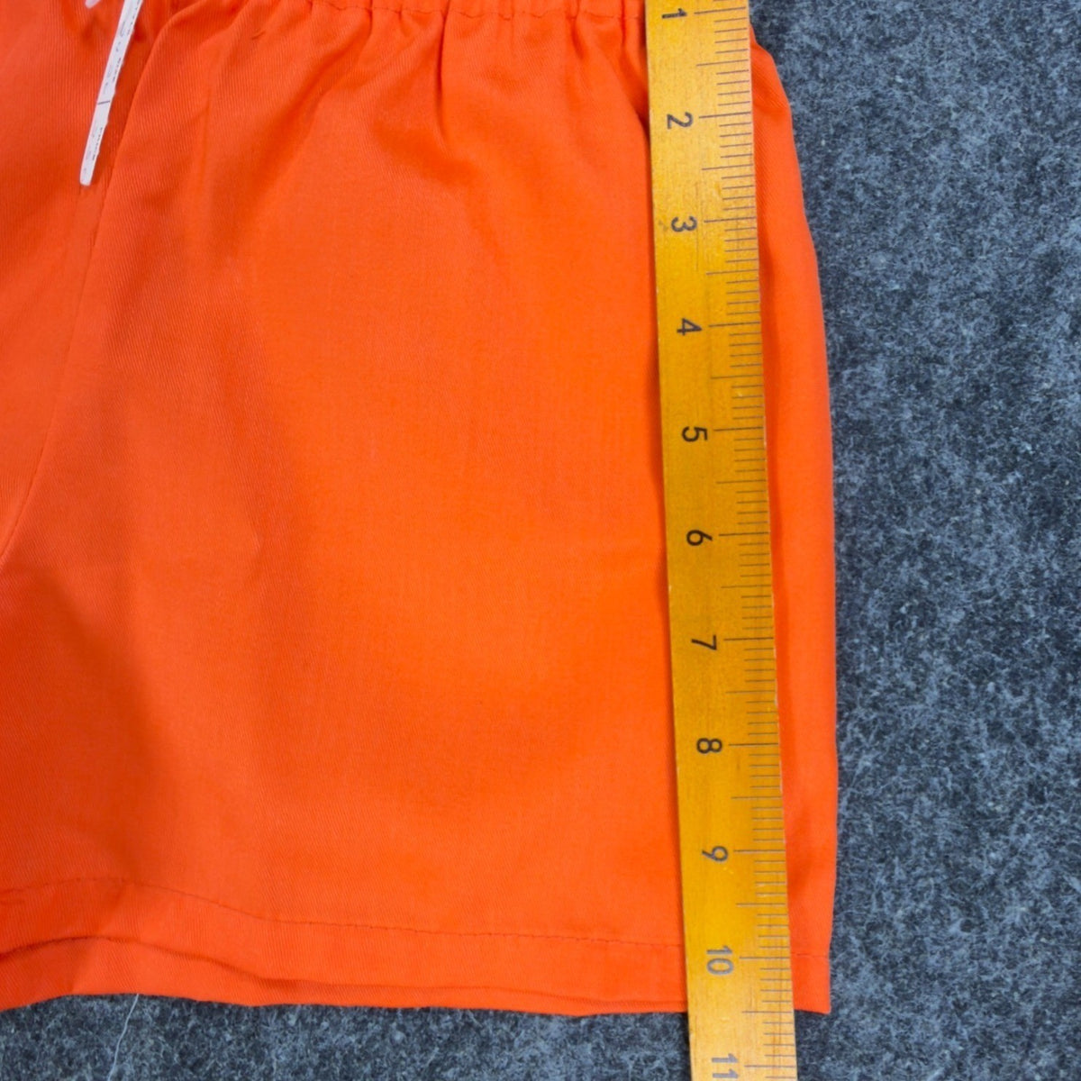 Fruit of the Loom Vintage 70s Gym Shorts Youth XS 24-26 Orange Cotton NWT - take2supply