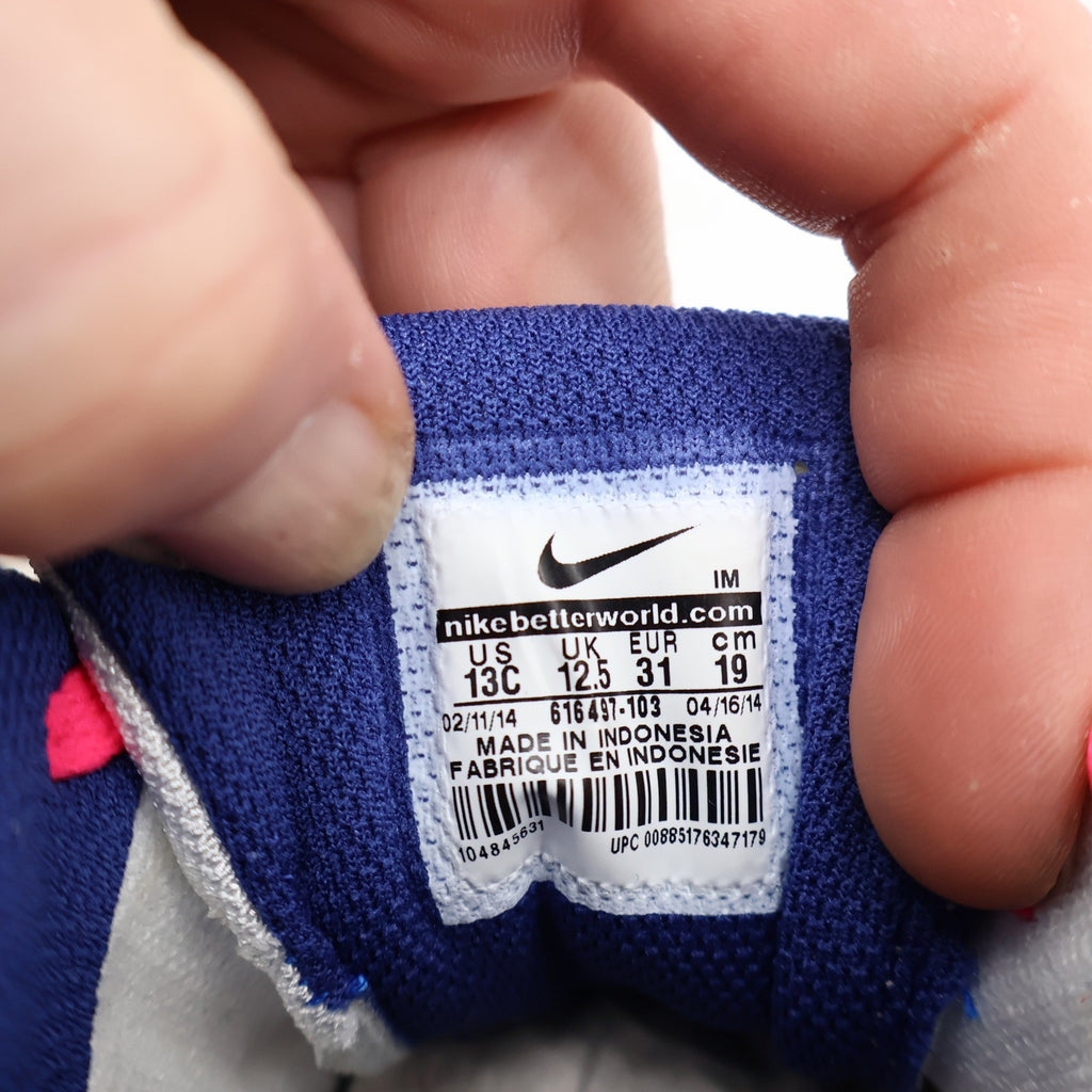 Nike Son of Force PS Sneaker 13C 2014 White Blue Pink Deadstock 616497-103 - take2supply