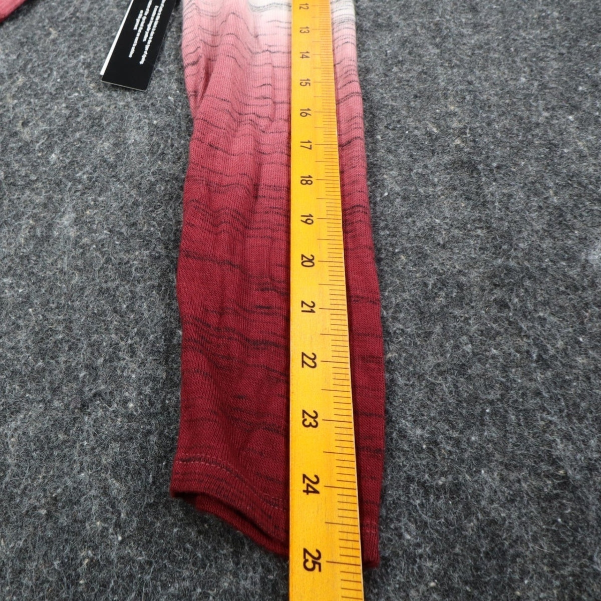 Tribal Top Womens Large Tawny Red Ombre Space Dye Asymmetrical Cowl Neck NWT - take2supply