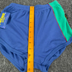 Trend Sport Vintage 80s Running Shorts Boys L 14-16 Blue Cotton Blend NWT - take2supply