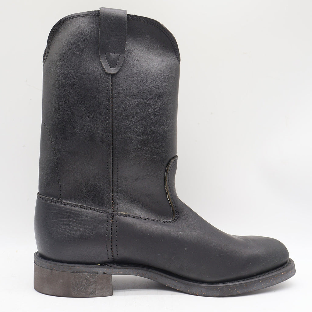 Cedar Crest Wellington Boots Mens 9 D Vintage Black Leather Work Boots 1839 USA - take2supply