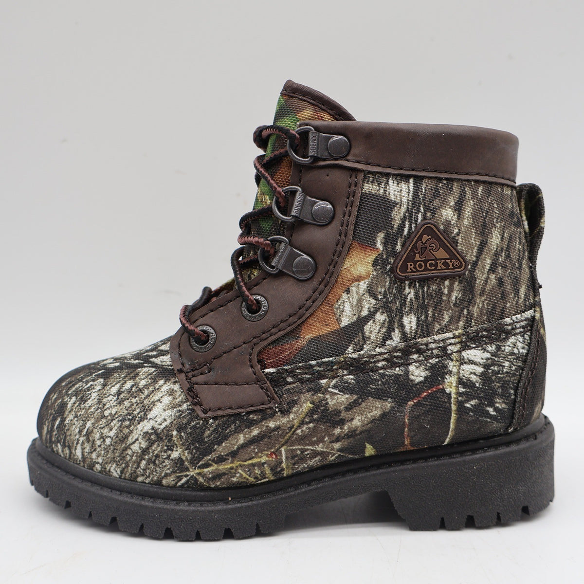 Rocky Bear Claw Boots Kids 10W Brown Camo Thinsulate Hunting Outdoor FQ0003410 - take2supply