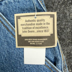John Deere Y2K Carpenter Denim Shorts Boys 16 Stone Wash Blue NWT Vintage Style - take2supply