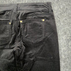 TAKARA Y2K Flare Pants Womens 9 Black Cotton Blend NWT C711 - take2supply