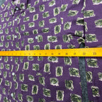Wrangler Rugged Wear Leaf Print Shirt Mens M Purple Cotton NWT R960LLV - take2supply