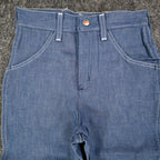 Vintage Young Maverick Boys Jeans 7 Regular Blue Straight Leg USA NWT - take2supply