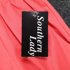 Southern Lady Capri Pants Womens Large Fruit Punch Coral Pull On NWT Deadstock - take2supply