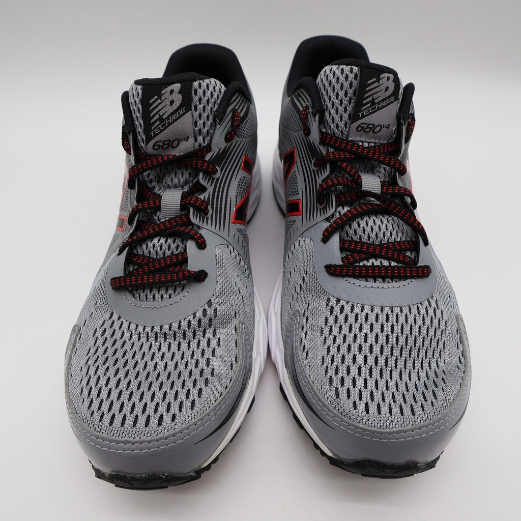 New Balance 680v4 Running Shoes Mens 10 Grey Red M680LG4 Techride ABZORB - take2supply